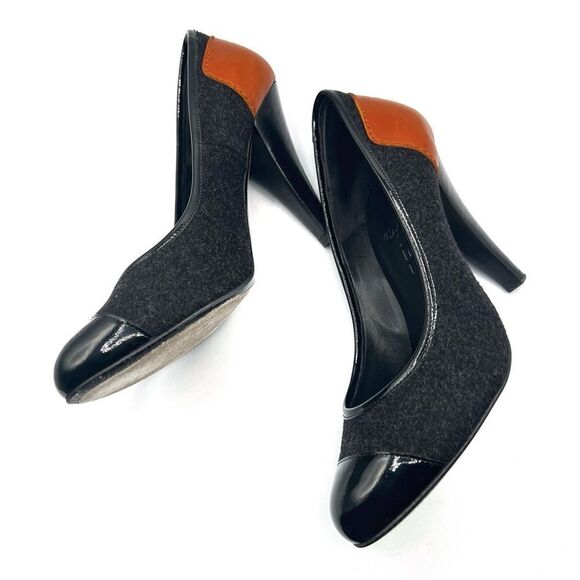 Chanel Vintage Wool Pumps Sz 39 - Picture 8 of 12